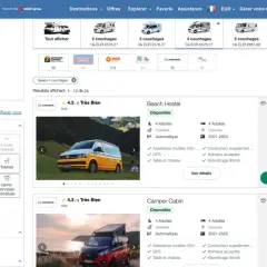 Location de camping-car à Venise : des options pour tous les budgets, avec des modèles de 2 à 6 couchages disponibles.
